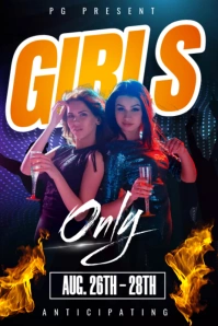 Black Maximalist Friday Night  Pinterest Graphic template