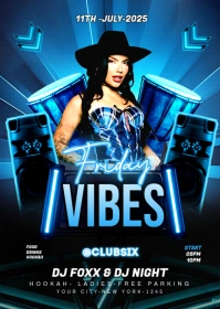 Black Maximalist Friday Vibes A6 template