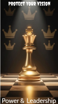 Black Maximalist Golden Chess King — It’s The King Of Your Leadership And Business.” Instagram Story Instagram-verhaal template