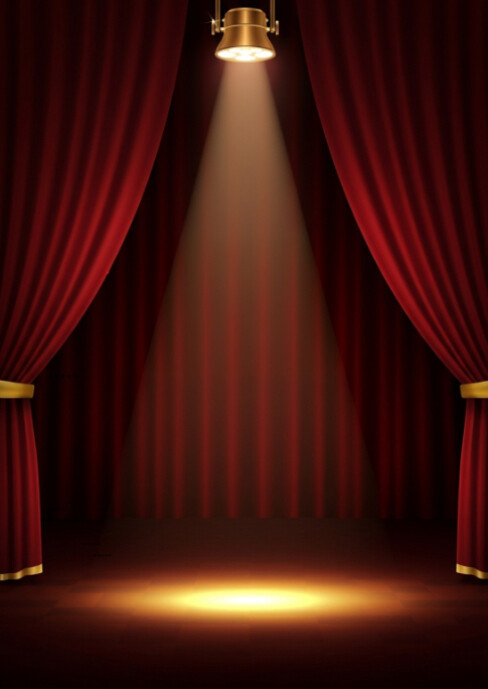 Black Maximalist Grand Opening Background  A6 template