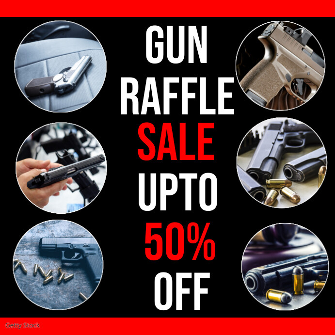 Gun Raffle Event Facebook Story Template | PosterMyWall