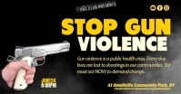 Black Maximalist Gun Violence Awareness  Facebook Shared Image template