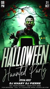 Black Maximalist Halloween Instagram Story template