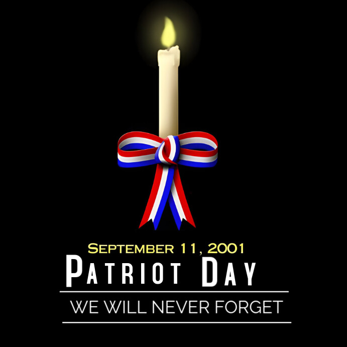 Black Maximalist Happy 9/11 National Day Of S Publicação no Instagram template
