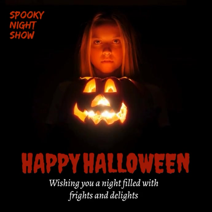 Plantilla de Black Maximalist Happy Halloween Party Instagram Post ...