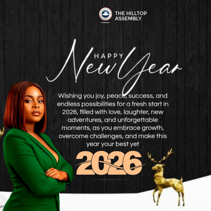 Black Maximalist Happy New Year Instagram Post Template | PosterMyWall
