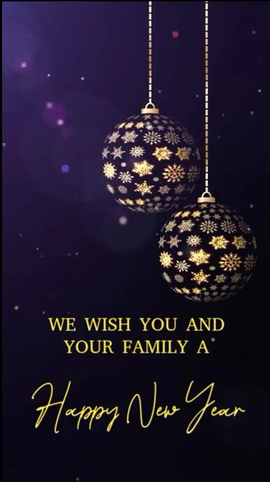 Copy of Black Maximalist Happy New Year Instagram Reel | PosterMyWall