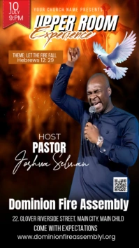 Black Maximalist Holy Ghost Night  Instagram Story template
