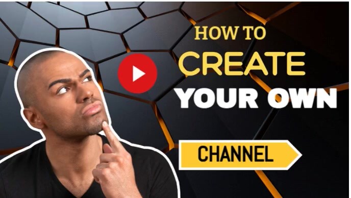 Black Maximalist How To Create A Youtube Channel Tutorial Thumbnail Youtube Thumbnail template