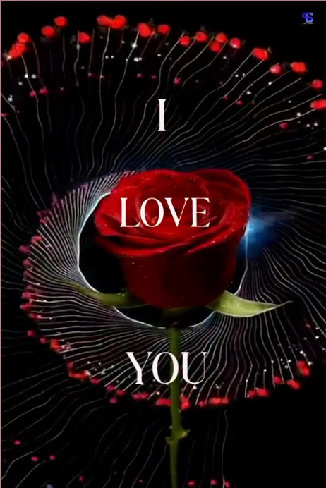 Plantilla de Black Maximalist I Love You Valentine Poster | PosterMyWall