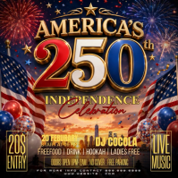 Black Maximalist Independence Day Celebration Instagram Post Video template