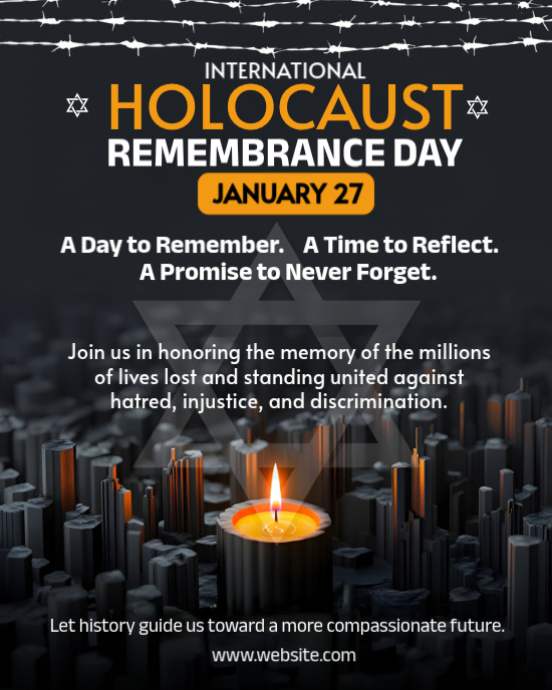 Black Maximalist International Holocaust Remembrance Day Instagram ...