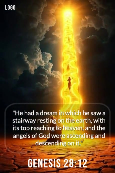 Plantilla de Black Maximalist Jacob’s Ladder Video – Angels Ascending ...