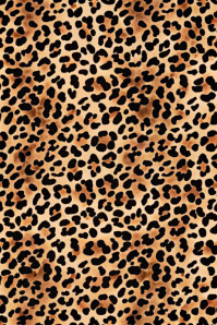 Black Maximalist Leopard Print Pattern Poster template