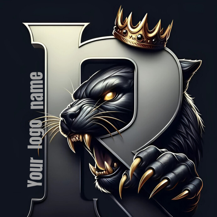 Black Maximalist Logo Design Instagram Post Modelo | PosterMyWall