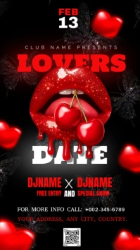 Black Maximalist Lovers Date Instagram Story template