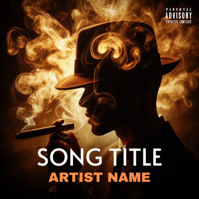 Black Maximalist Mafia Album Cover Template | PosterMyWall