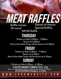 meat raffle Template | PosterMyWall