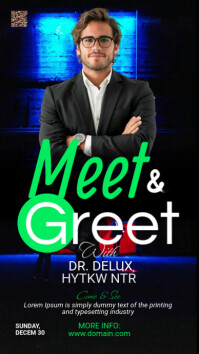 Black Maximalist Meet & Greet Instagram Story template