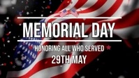 Black Maximalist Memorial Day  Digital Displa template