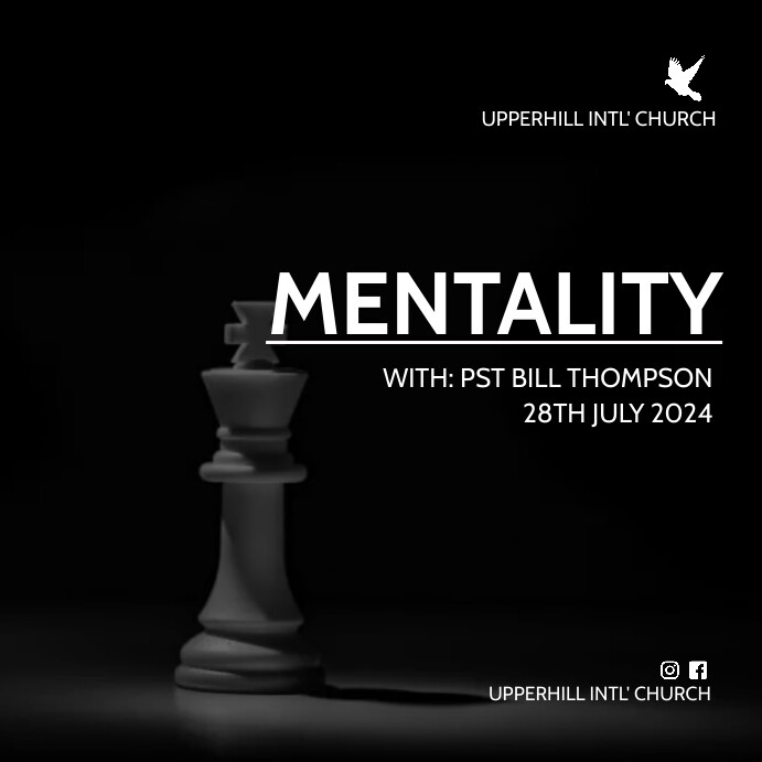 Mentality Posts Modèle Black Maximalist Mentality Instagram Post | PosterMyWall