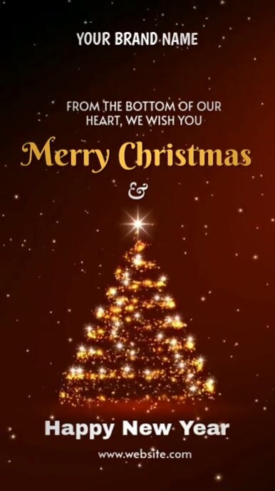 Copy of Black Maximalist Merry Christmas And Happy New Year Greetings ...