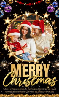 Black Maximalist Merry christmas Greeting Us Legal template