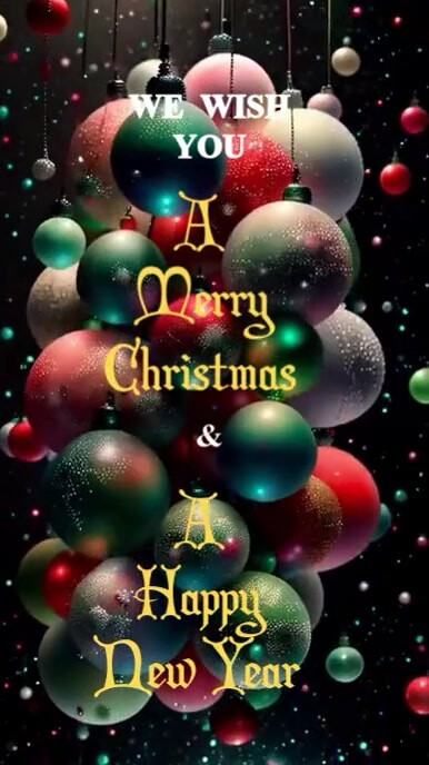 Copy of Black Maximalist Merry Christmas Instagram Reel | PosterMyWall