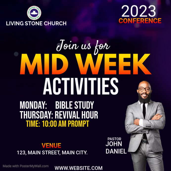 Copy of Black Maximalist Mid Week Bible Study Instagram Post | PosterMyWall