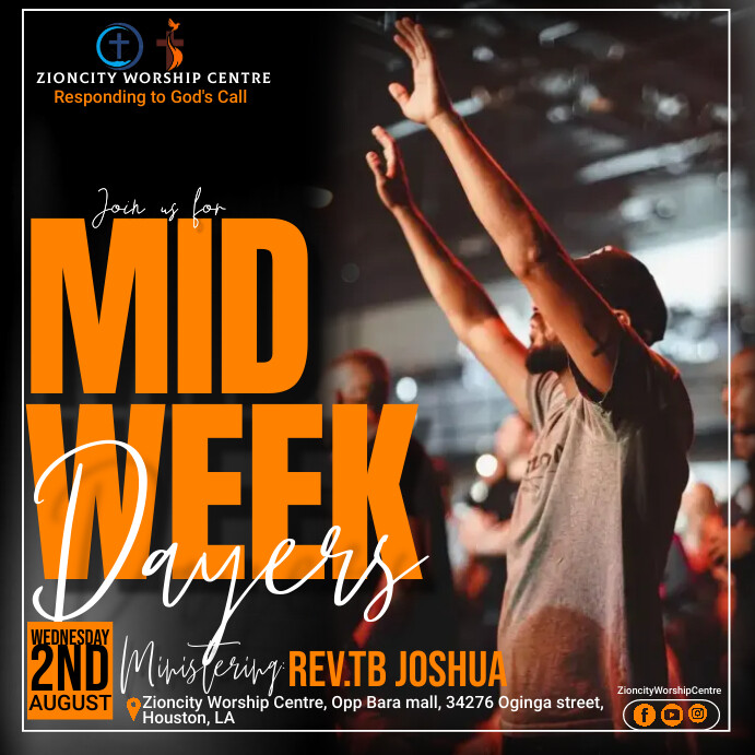 Copy of Black Maximalist Midweek Prayers Instagram Po | PosterMyWall