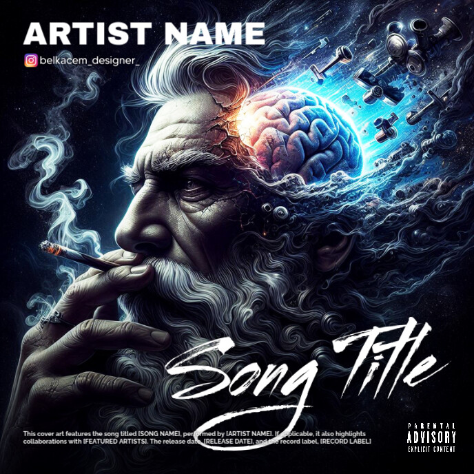 Black Maximalist Mindset Album Cover Template | PosterMyWall