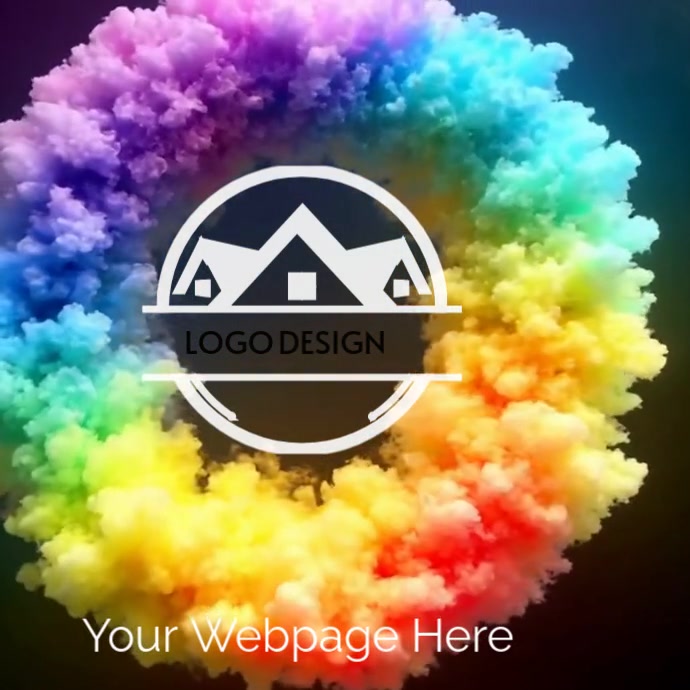 Black Maximalist Minimalist Logo Intro Outro Animation  Logo Ilogo template