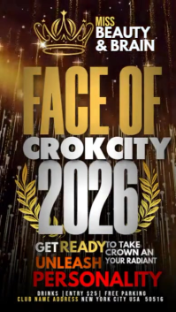 Black Maximalist Miss Beauty & Brain Instagram Story Instagram-Story template