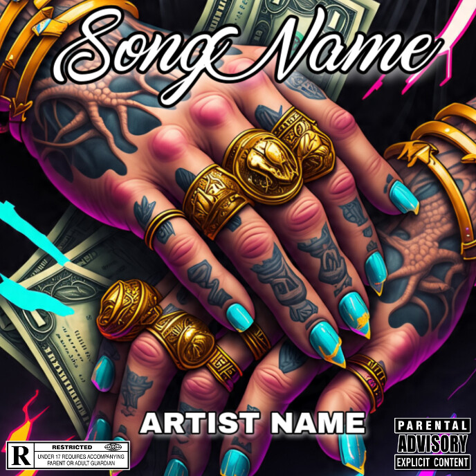 Black Maximalist Mixtape Album Cover Ikhava ye-Albhamu template
