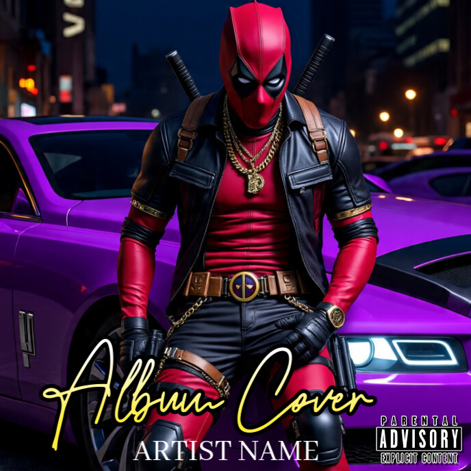 Black Maximalist Mixtape Album Cover Template | PosterMyWall