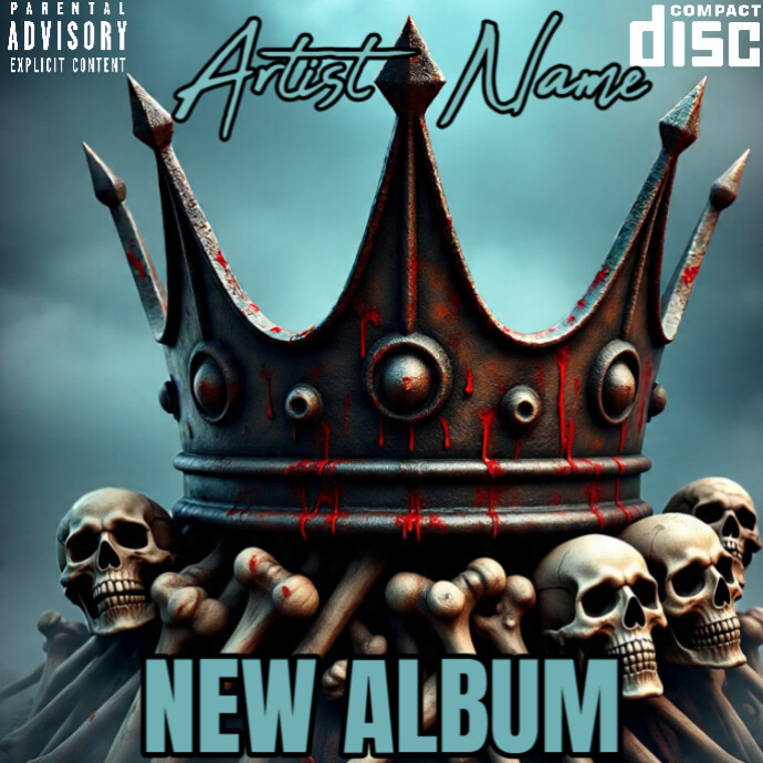 Black Maximalist Mixtape Album Cover Template | PosterMyWall