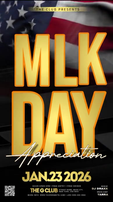 Black Maximalist Mlk Weekend Instagram Story Template | PosterMyWall