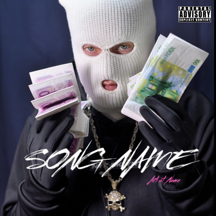 Black Maximalist Money Rap Trap Mixtape Album Cover Album Cover ...