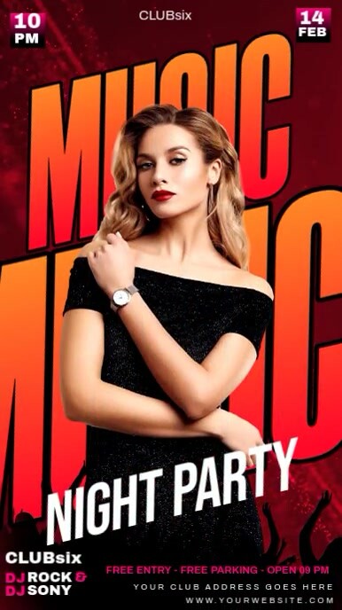 Copy of Black Maximalist Music Night Party Instagram Story | PosterMyWall
