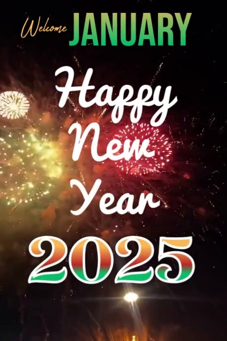 Copy of Black Maximalist New Year Greetings Poster | PosterMyWall