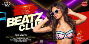 Black Beatz Club Night Baner Eventbrite Template