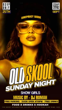 Black Nightclub Event Instagram Reel Template