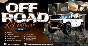 Noir Off-Road Adventure auf Facebook geteiltes Bild Template