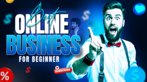 black Maximalist Online Business Thumbnail Design Digital Display (16:9) template