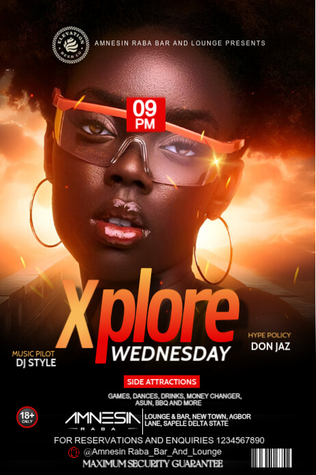 Copy of Black Maximalist Party Flyer/afrobeat Poster | PosterMyWall