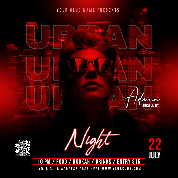 Plantilla de Black Maximalist Party Flyer Instagram Post | PosterMyWall