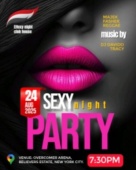 Black Maximalist Party  Instagram Portrait template