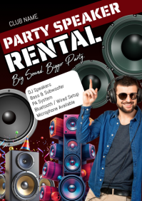 Sort Speaker Rental A1 Template
