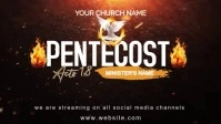 Black Maximalist Pentecost Church Youtube Thumbnail template