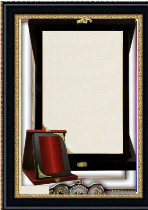 Black Maximalist Picture Frame A4 Template | PosterMyWall